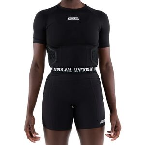 Moolah Women's XL Black Padded Compression Shorts NWT